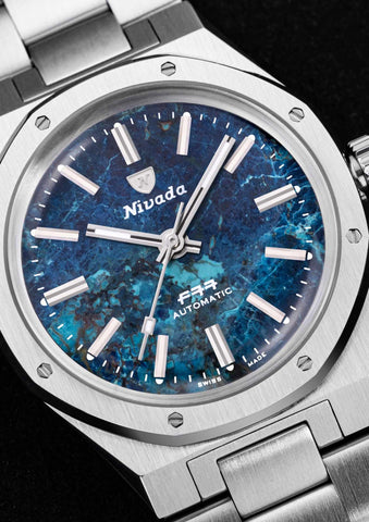 Nivada Grenchen F77 Titanium Chrysocoll Special Edition