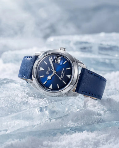 Nivada Grenchen Super Antarctic Blue Date 32076A