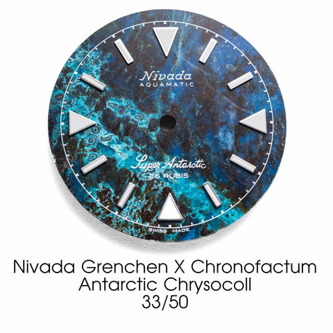 Nivada Grenchen X Chronofactum Antarctic Chrysocoll