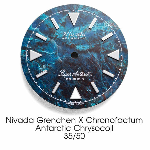 Nivada Grenchen X Chronofactum Antarctic Chrysocoll