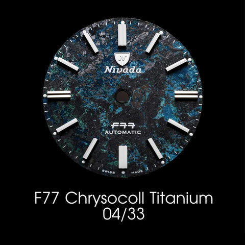 Nivada Grenchen F77 Titanium Chrysocoll - Dial Selection
