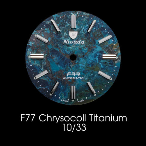 Nivada Grenchen F77 Titanium Chrysocoll Special Edition