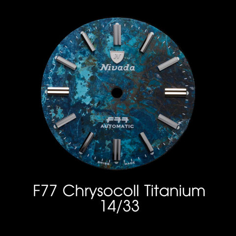 Nivada Grenchen F77 Titanium Chrysocoll Special Edition