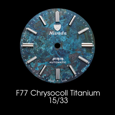 Nivada Grenchen F77 Titanium Chrysocoll - Dial Selection