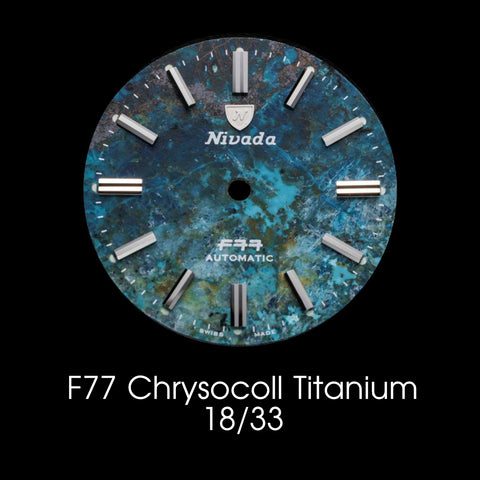 Nivada Grenchen F77 Titanium Chrysocoll - Dial Selection