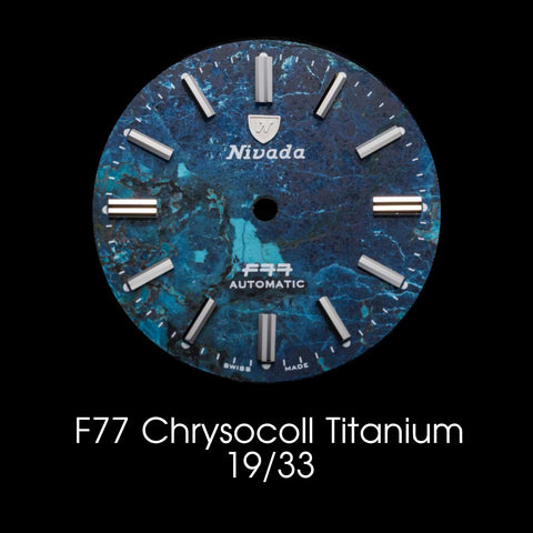 Nivada Grenchen F77 Titanium Chrysocoll - Dial Selection