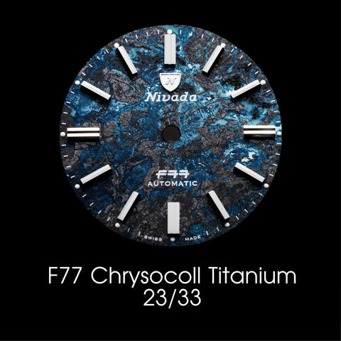 Nivada Grenchen F77 Titanium Chrysocoll - Dial Selection