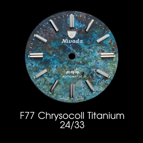 Nivada Grenchen F77 Titanium Chrysocoll - Dial Selection