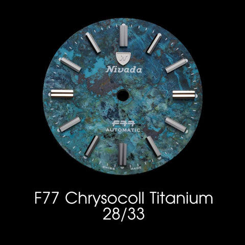 Nivada Grenchen F77 Titanium Chrysocoll Special Edition