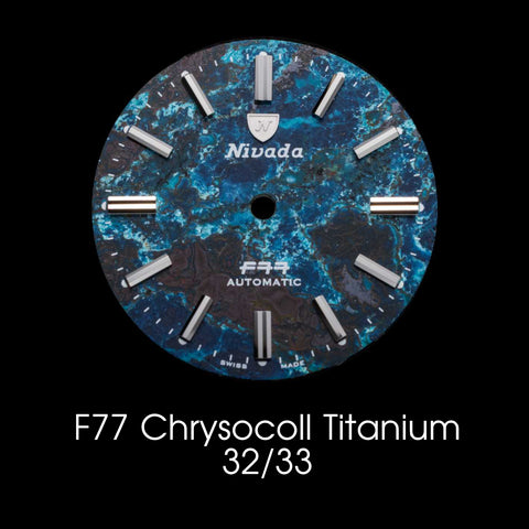 Nivada Grenchen F77 Titanium Chrysocoll - Dial Selection