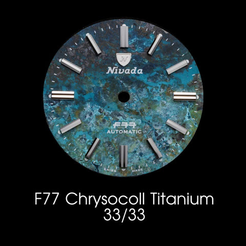 Nivada Grenchen F77 Titanium Chrysocoll Special Edition