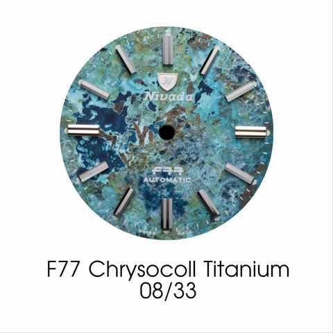 Nivada Grenchen F77 Titanium Chrysocoll Special Edition