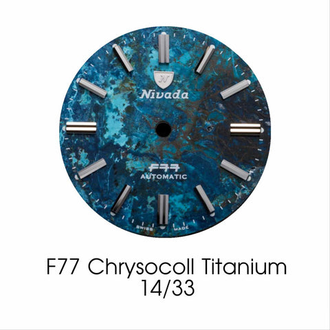 Nivada Grenchen F77 Titanium Chrysocoll Special Edition