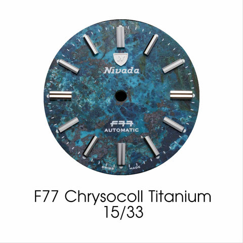 Nivada Grenchen F77 Titanium Chrysocoll Special Edition