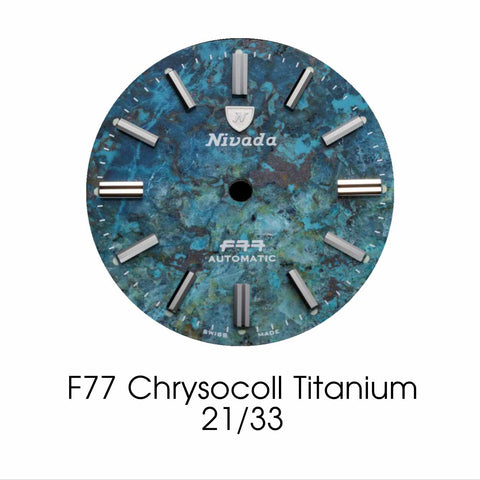 Nivada Grenchen F77 Titanium Chrysocoll Special Edition