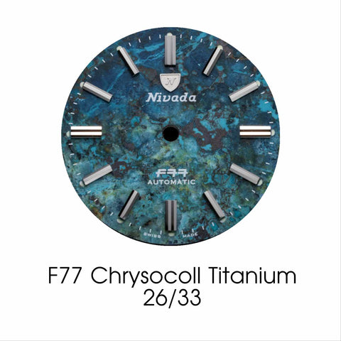 Nivada Grenchen F77 Titanium Chrysocoll Special Edition