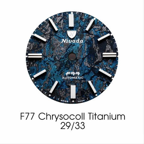 Nivada Grenchen F77 Titanium Chrysocoll Special Edition