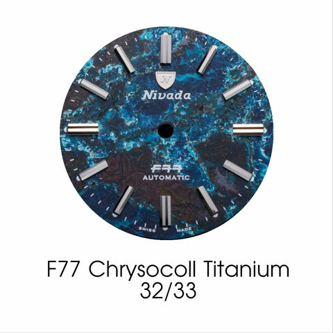 Nivada Grenchen F77 Titanium Chrysocoll Special Edition