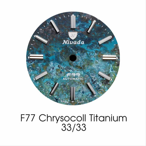 Nivada Grenchen F77 Titanium Chrysocoll Special Edition