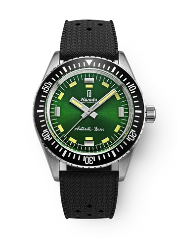 Nivada Grenchen Antarctic Diver Green - No Date - 32059A
