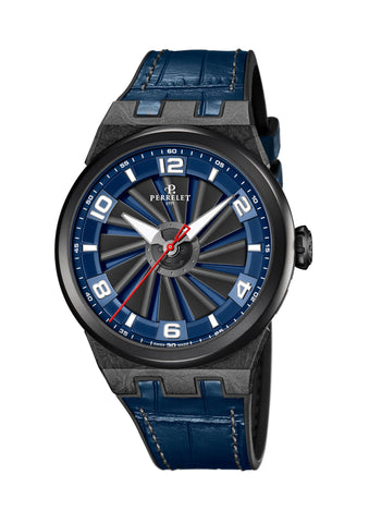 Perrelet Turbine Carbon Midnight Blue A4065