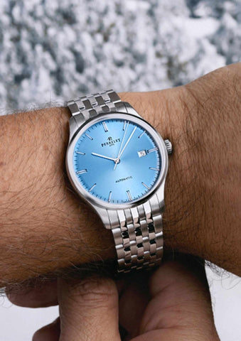 Perrelet Weekend 3-Hands Light Blue A1300/B
