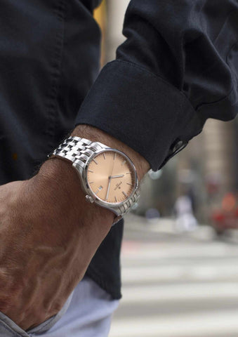 Perrelet Weekend 3-Hands Salmon A1300/F