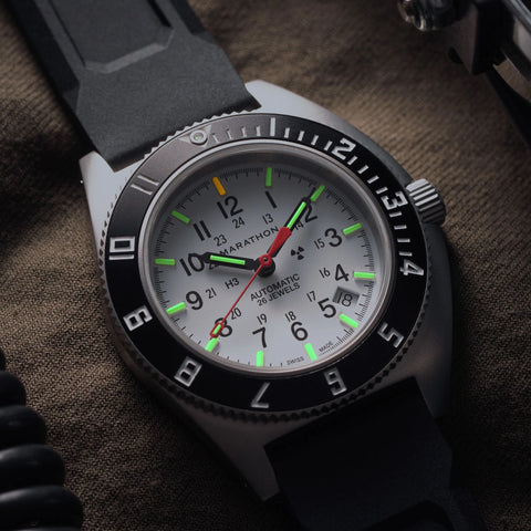 MARATHON 41mm Arctic Steel Navigator w/ Date Automatic (Arctic SSNAV-D Auto) - WW194030SS