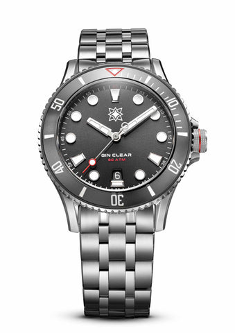 Second Hour Gin Clear MK III - Dark Rhodium