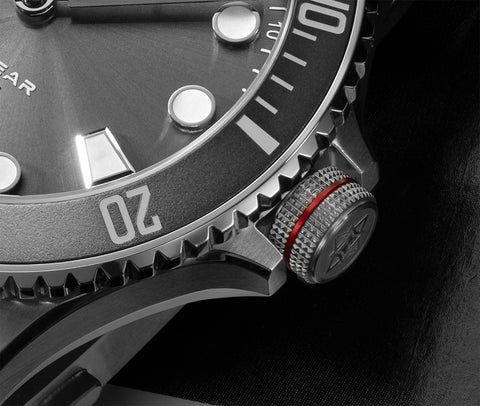 Second Hour Gin Clear MK III - Dark Rhodium