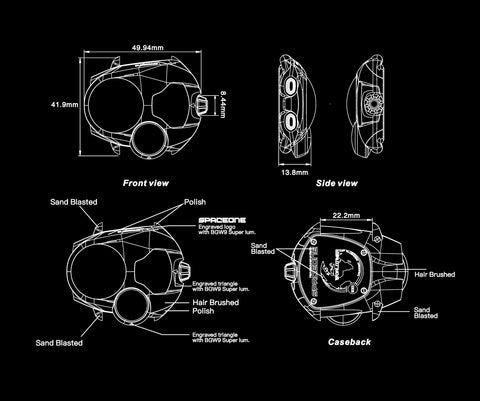 SpaceOne Worldtimer Black