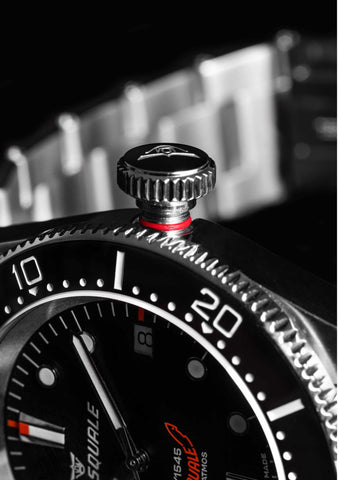 Squale 1545 Black 1545BKBKC