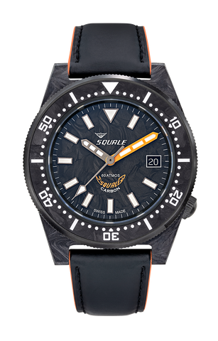 Squale T-183 Forged Carbon Orange T183AFCOR