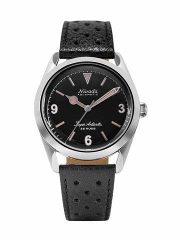 Nivada Grenchen Antarctic 3.6.9 Black Vintage 32032A