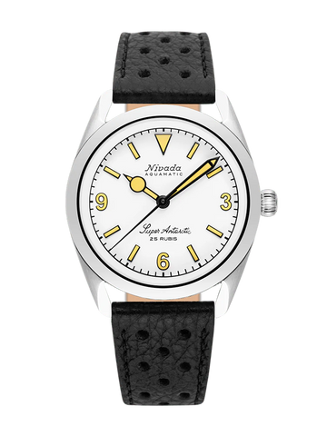 Nivada Grenchen Super Antarctic White 3.6.9 - Beige Luminova 32066A