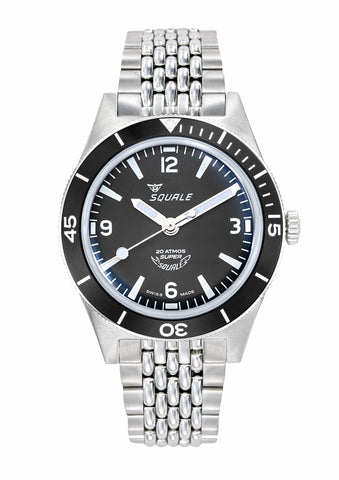 Super Squale Numerals Black SUPERMBKBK