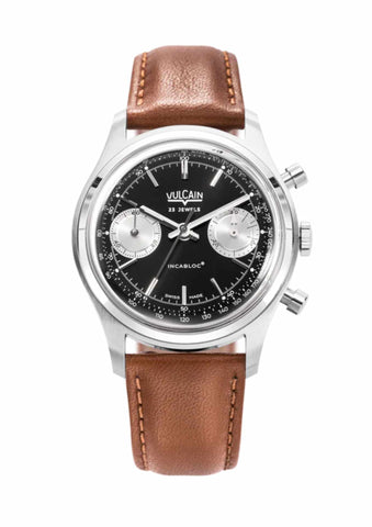 Vulcain Chronograph Black-Silver