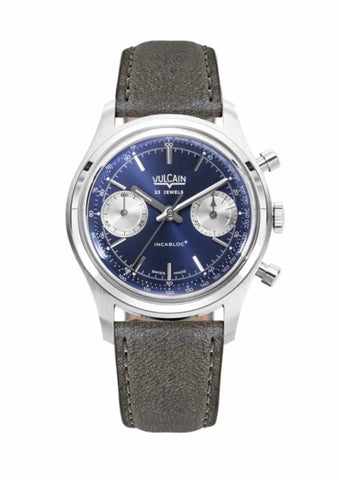 Vulcain Chronograph Black-Silver