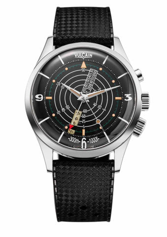 Vulcain Nautical - Black Beige Patina - Plexiglass