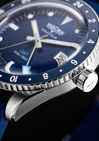 Vulcain Skindiver Nautique GMT Blue Limited Edition 680174B37