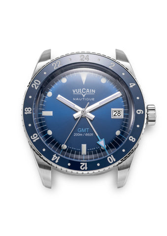 Vulcain Skindiver Nautique GMT Blue Limited Edition 680174B37