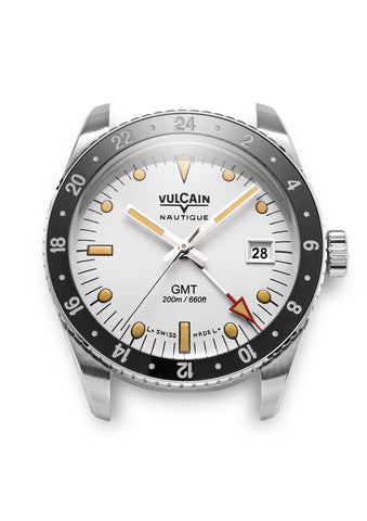 Vulcain Skindiver Nautique GMT White 680174A57