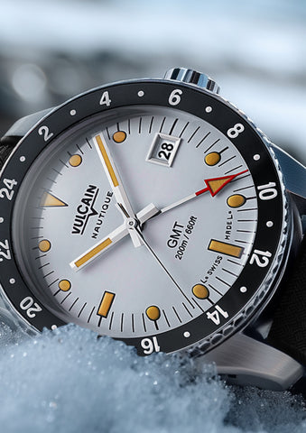 Vulcain Skindiver Nautique GMT White 680174A57