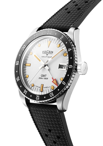 Vulcain Skindiver Nautique GMT White 680174A57