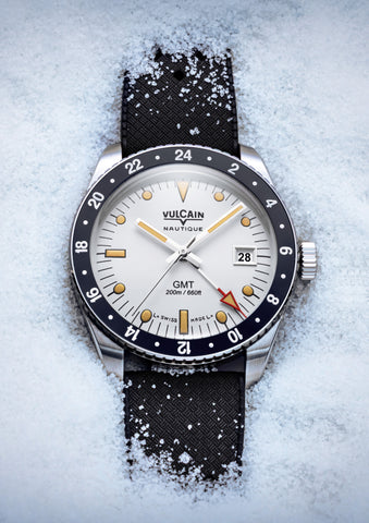 Vulcain Skindiver Nautique GMT White 680174A57