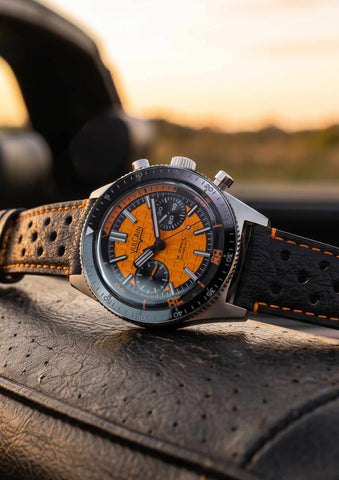 Vulcain X Chronofactum Skindiver Chronograph 1973 Orange