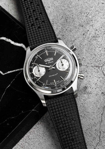 Vulcain Chronograph Black-Silver
