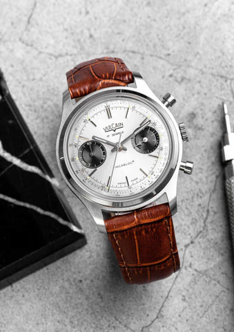 Vulcain Chronograph Silver