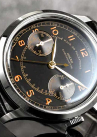 Vulcain Monopusher Black