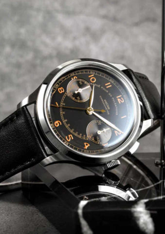 Vulcain Monopusher Black